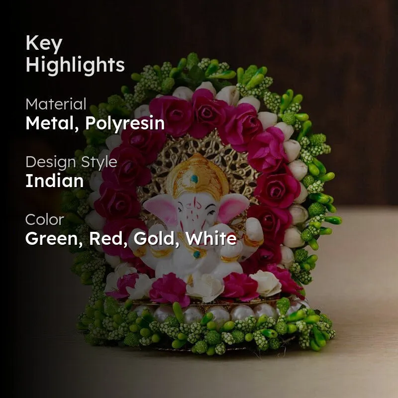 Shri Vinayaka Polyresin Idol - Multicolor media 2