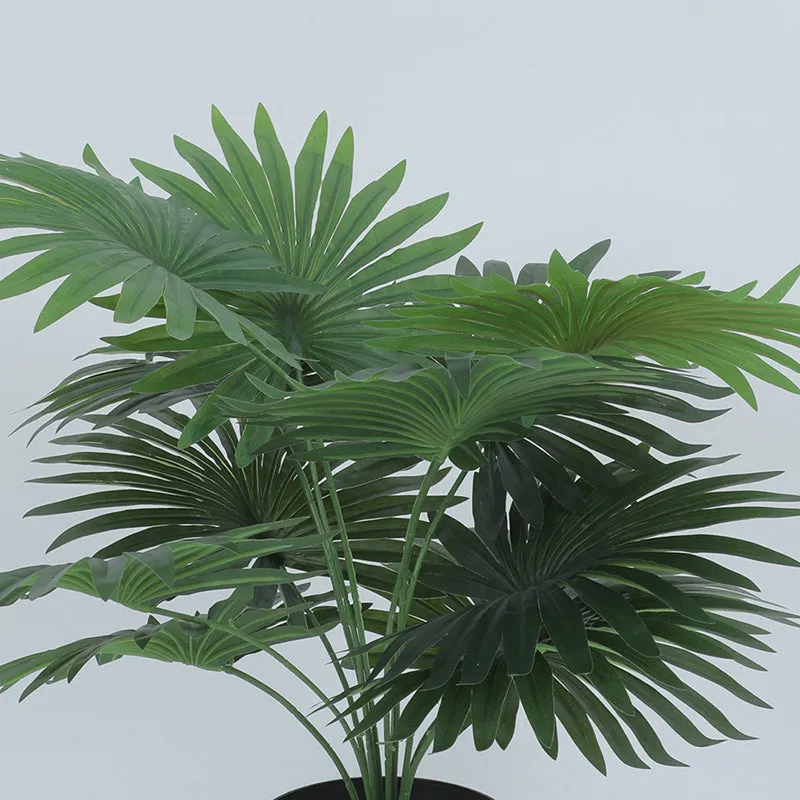 Edela Artificial Palm Tree With Black Plastic Pot - 1.8 Feet media 4