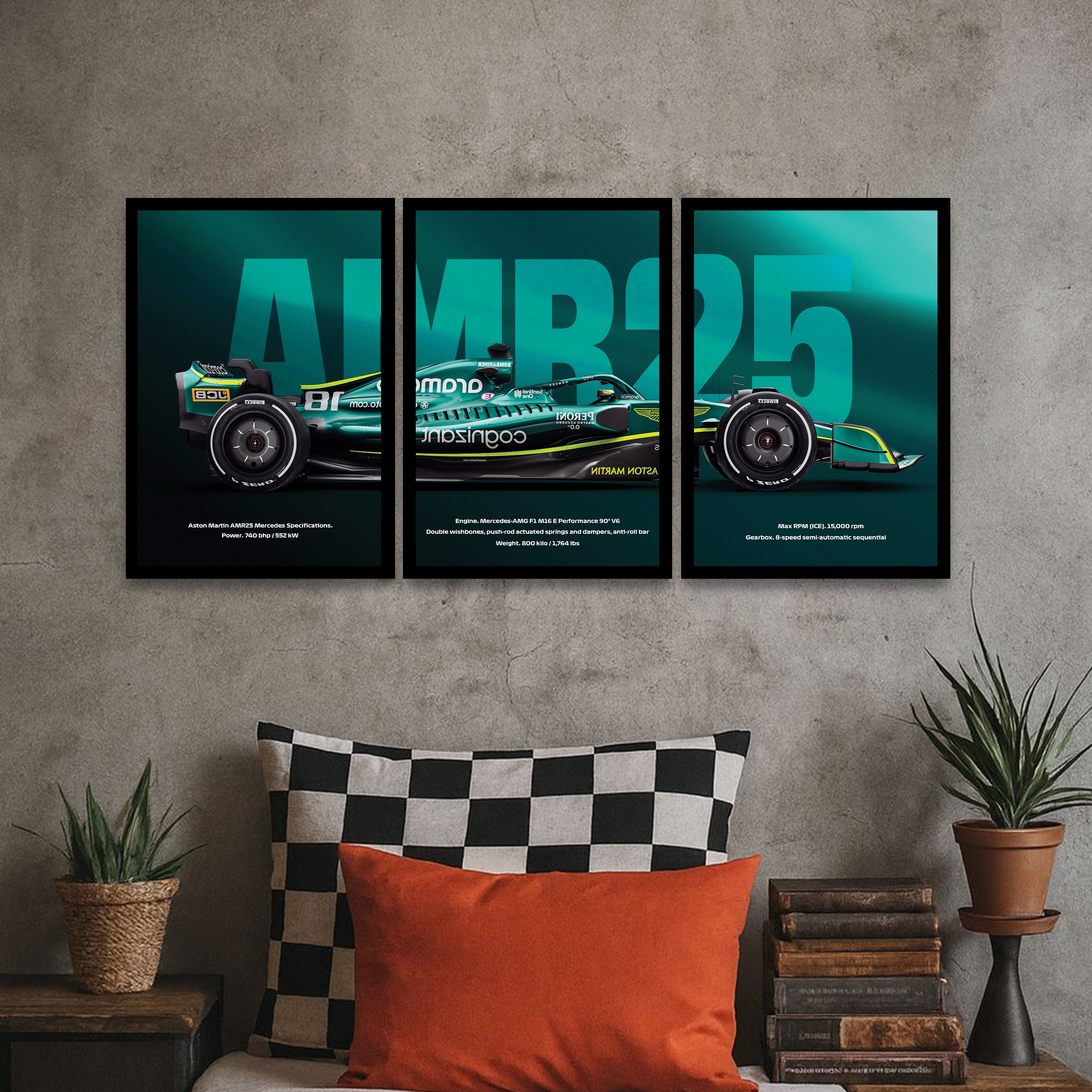 Race Day Legends Wall Art - Set Of Three