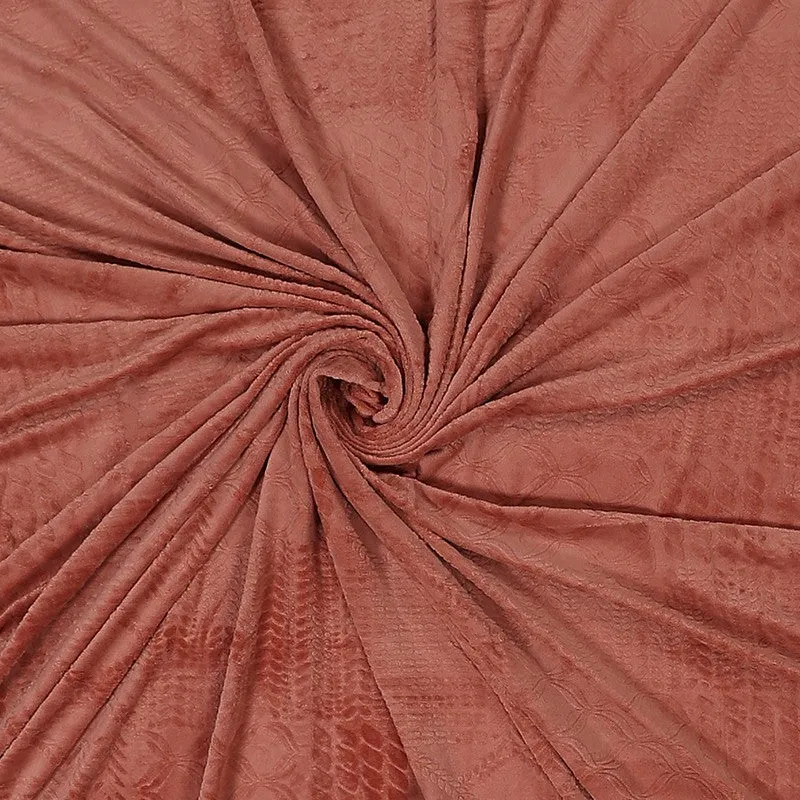 Monte Carlo Color Drift Bedsheet (Orange) - 280 GSM media 5