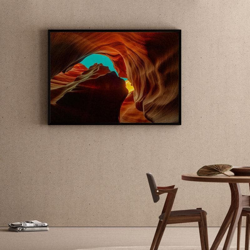 Clove Cave Wall Painting - Black Frame