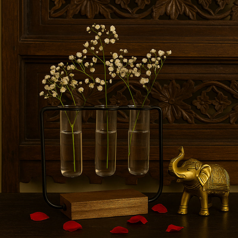 Vialscape Glass Planter With Stand - Four Piece Set media 5