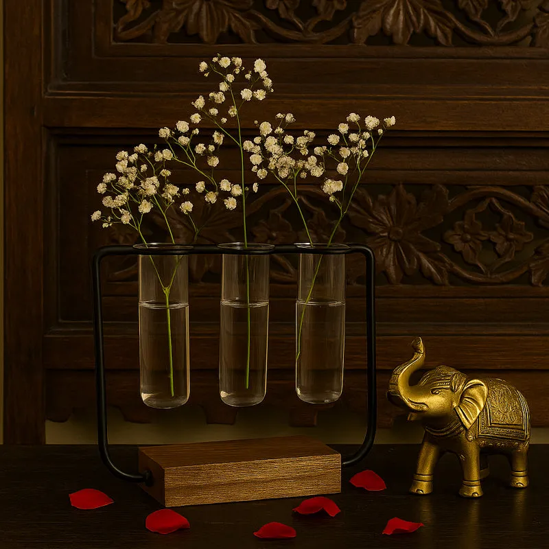 Vialscape Glass Planter With Stand - Four Piece Set media 5