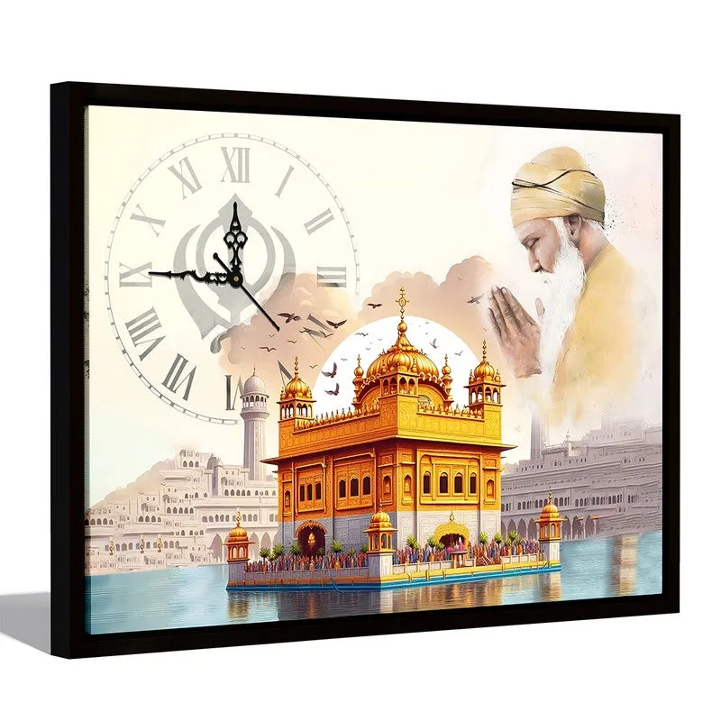 Heavenly Hue Wall Art With Clock - 4