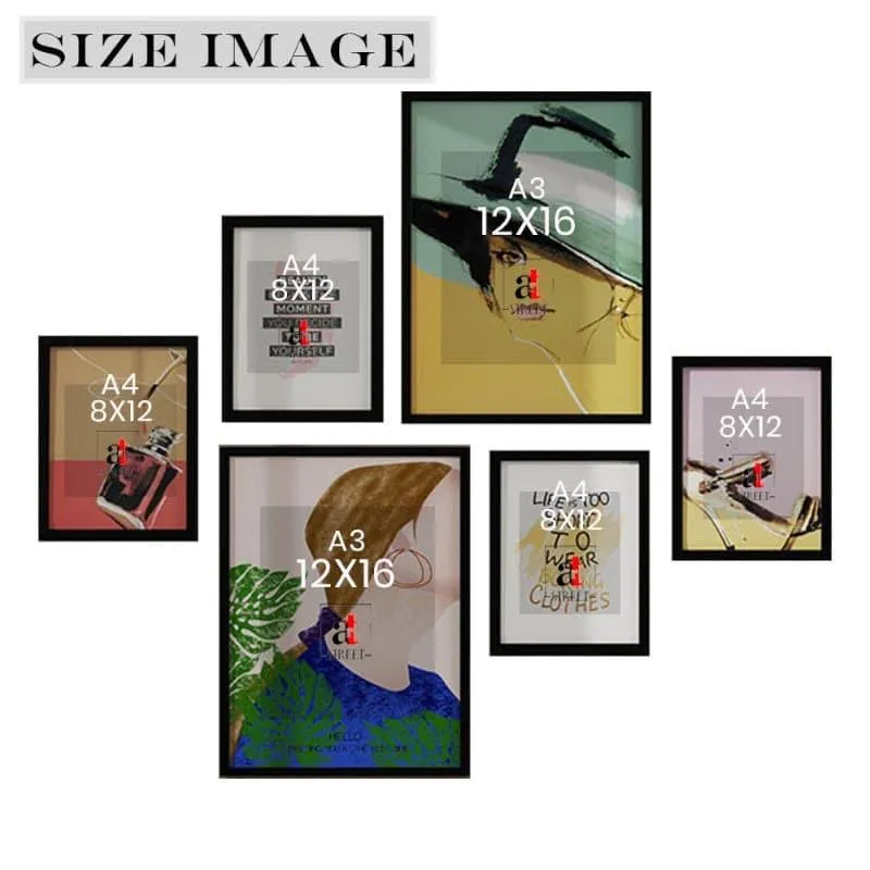 Fashion Street Wall Art - Set Of Six media 5