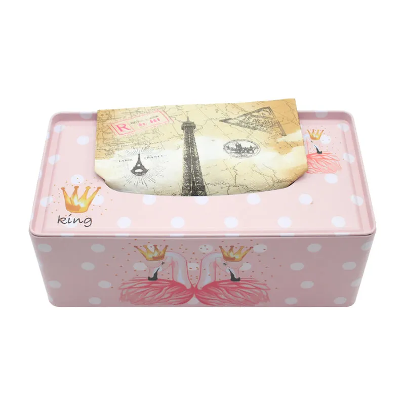 Flamingo Shine Tissue Box media 5