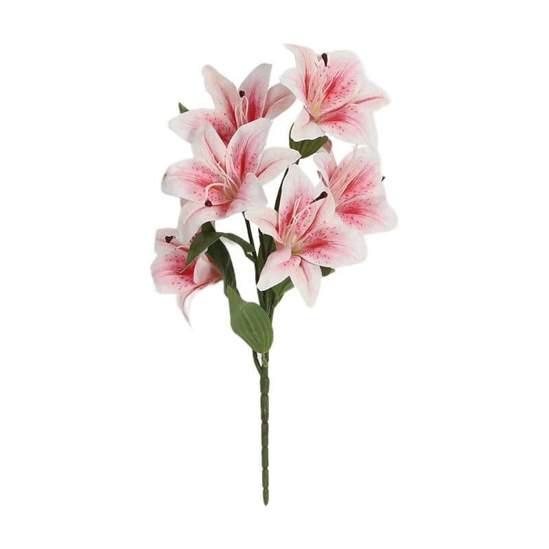 Faux Orienpet Lily Bunch - Dark Pink media 3