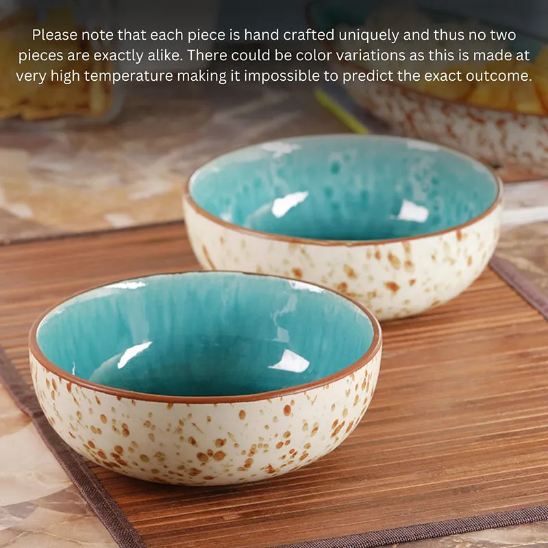 Cinnamon Swirls Ceramic Serving Bowl (1000mL)- Set Of Two media 6