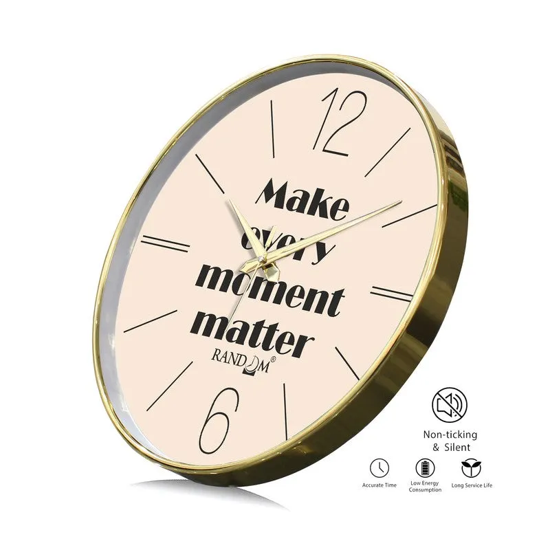 Mindful Seconds Round Analog Wall Clock - Pink media 7