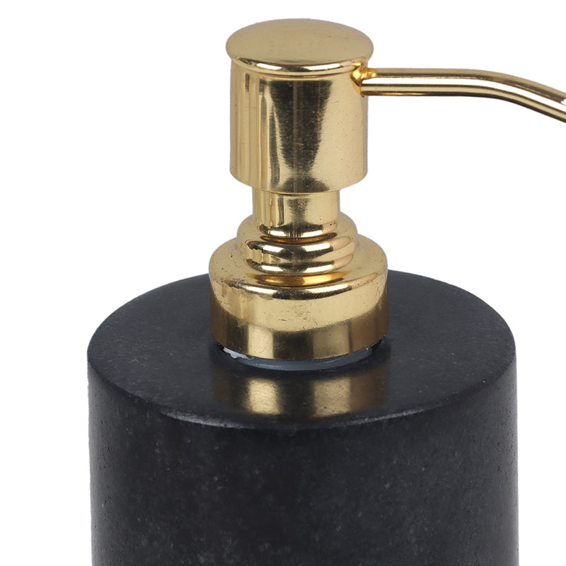 Alabaste Marble Soap Dispenser - Black & Gold media 4
