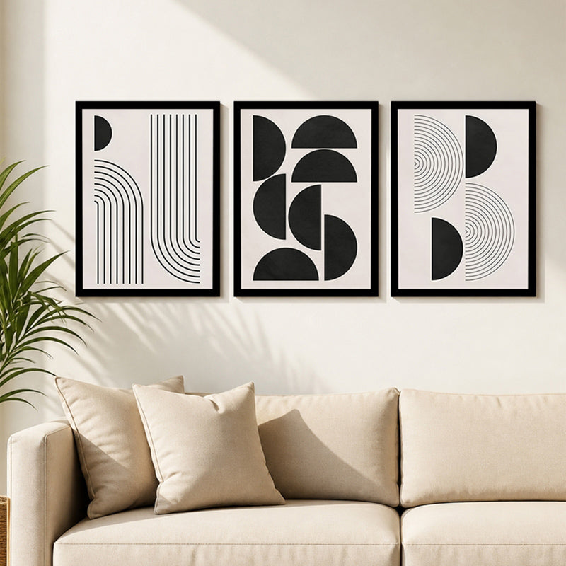 ShapeTheory Geometric Wall Art - Set Of Three media 2
