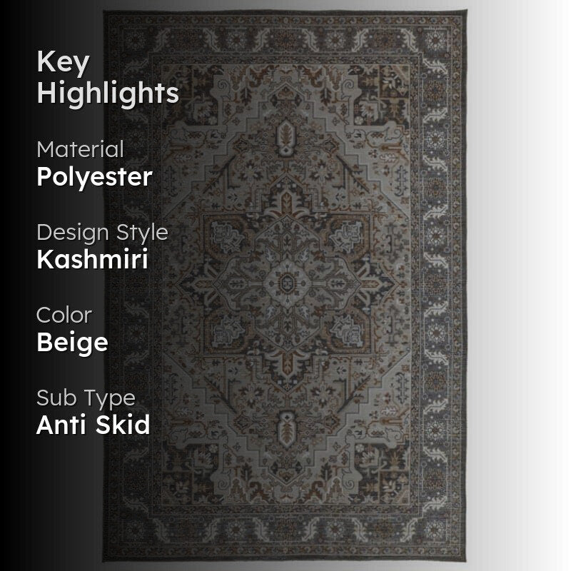 Ranvi Ethnic Anti Slip Carpet media 2
