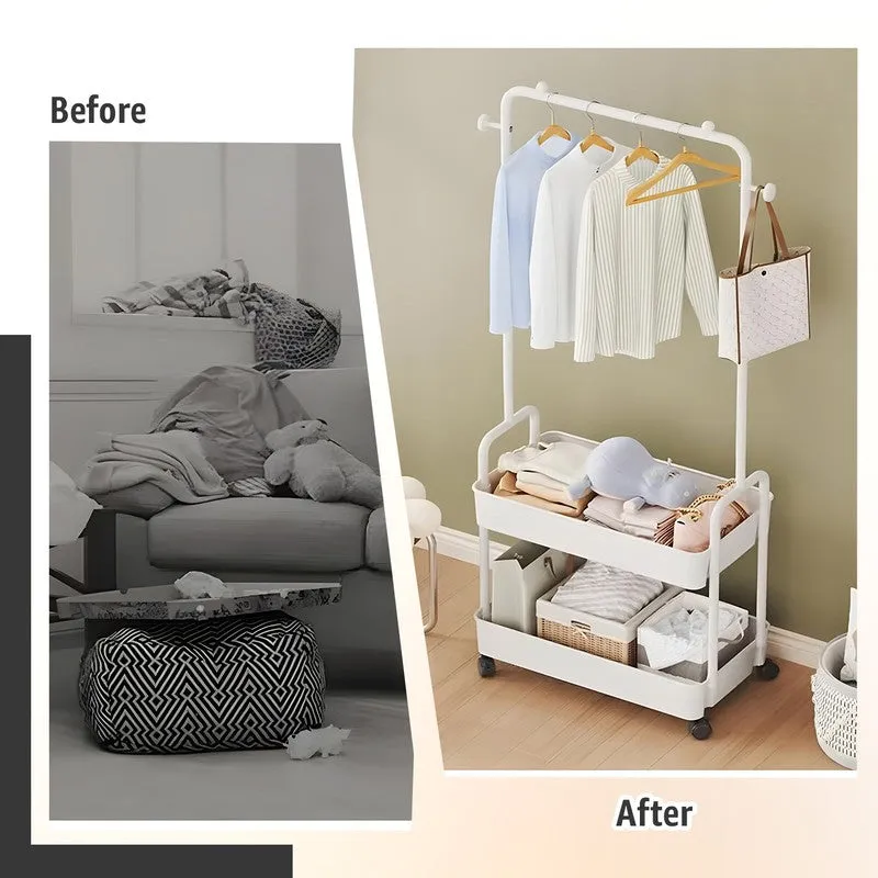 Laxis ClosetCruise White Metal Cloth Hanger media 5