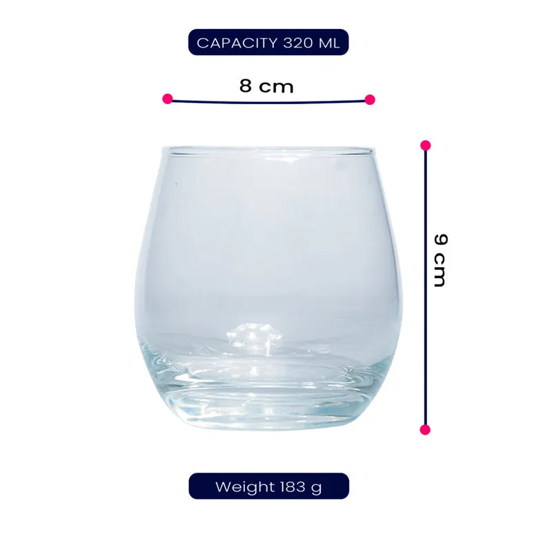 Luminarc Maine Whiskey Glass (320 mL) - Set Of Six media 6