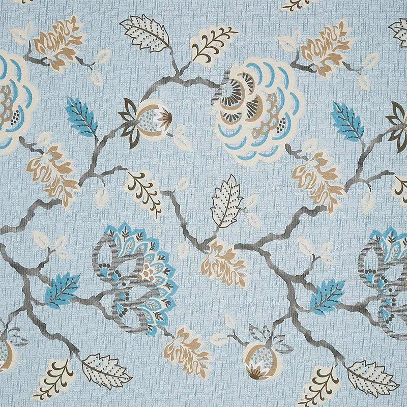 Swayam Hilda Floral Cotton Comforter (Light Blue) - 150 GSM media 6