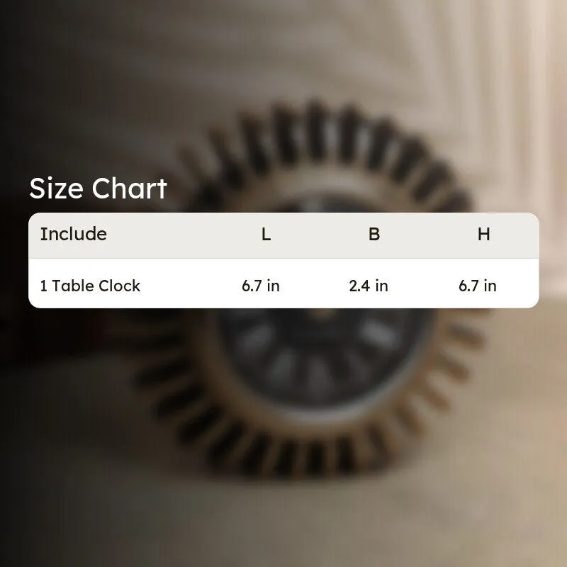 EdgeSculpt Table Clock - Gold media 7
