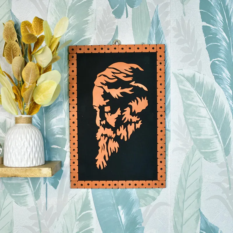 Terracotta Rabindranath Tagore Wall Art media 4