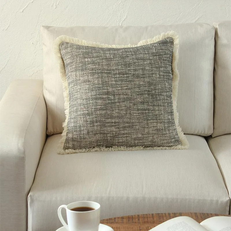 Matsya Vala Cushion Cover (Black) - Set Of Two media 3