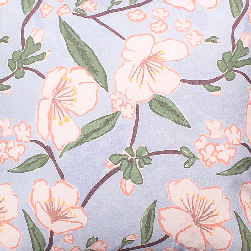 Badamwari Gardenia Cotton Table Runner - Blue media 4