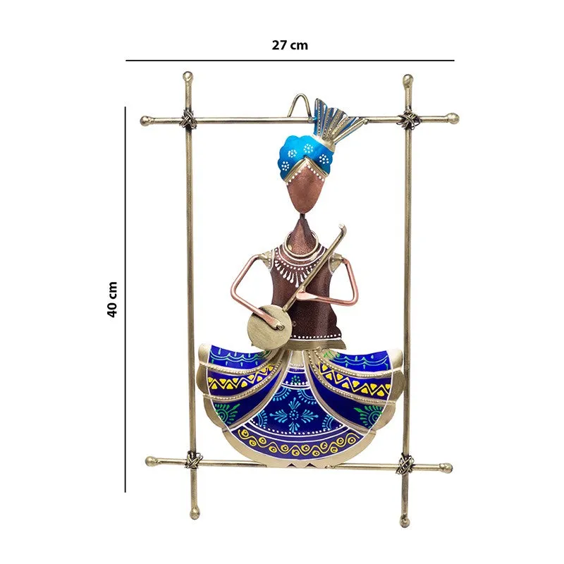 Veena Vahini Handcrafted Metal Wall Accent media 7