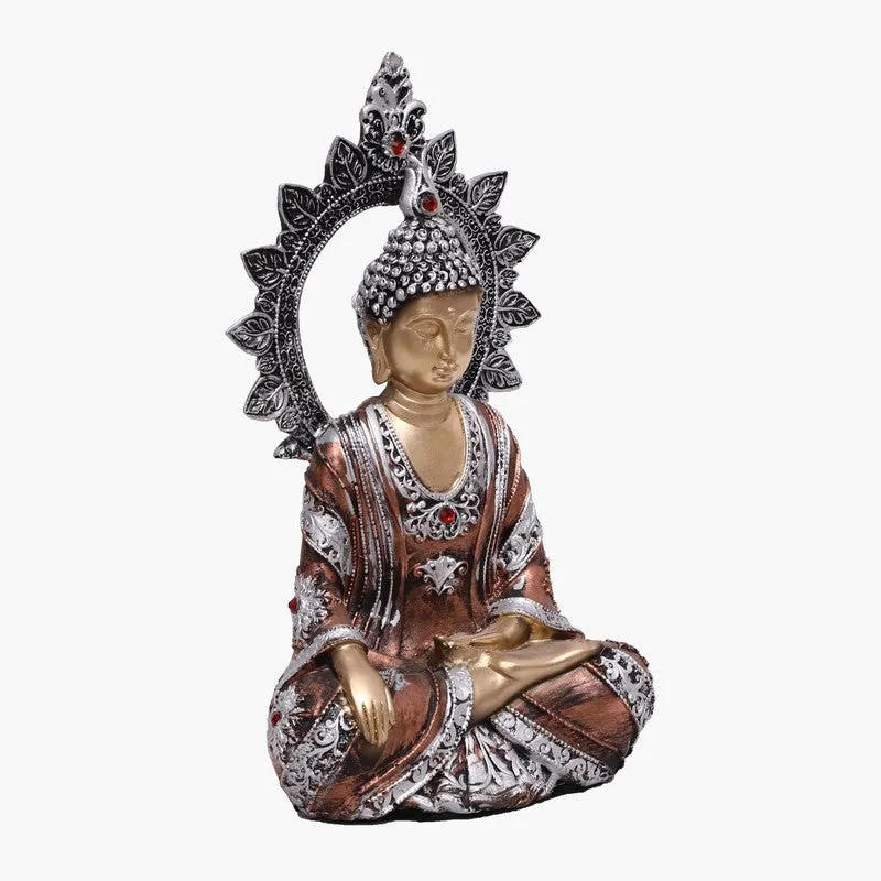 Divine Stillness Buddha Idol - Copper media 3