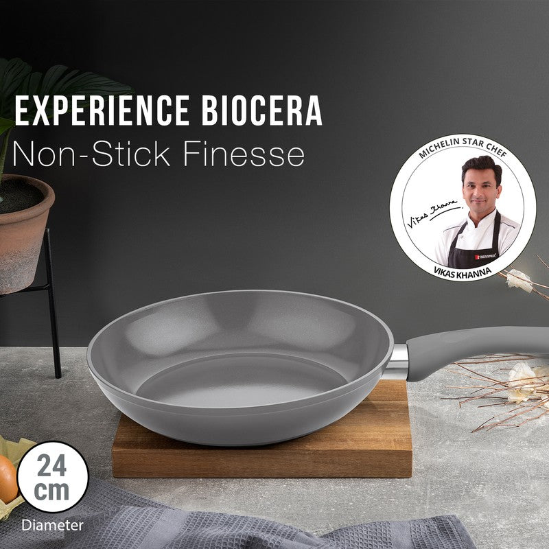 Wellberg Matte Finish Ceramic Coating Frying Pan media 9