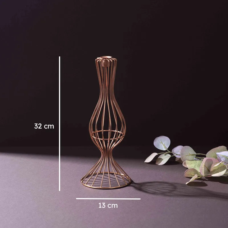 Twist Taper Candle Holder - Copper media 5