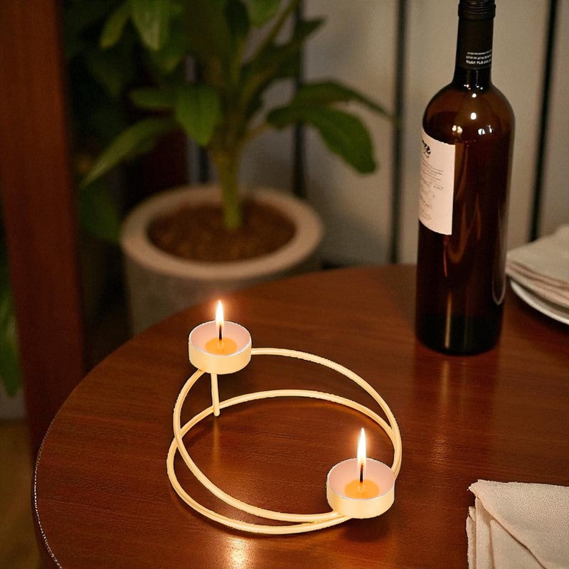 Halo Bloom Tea Light Candle Holder media 3