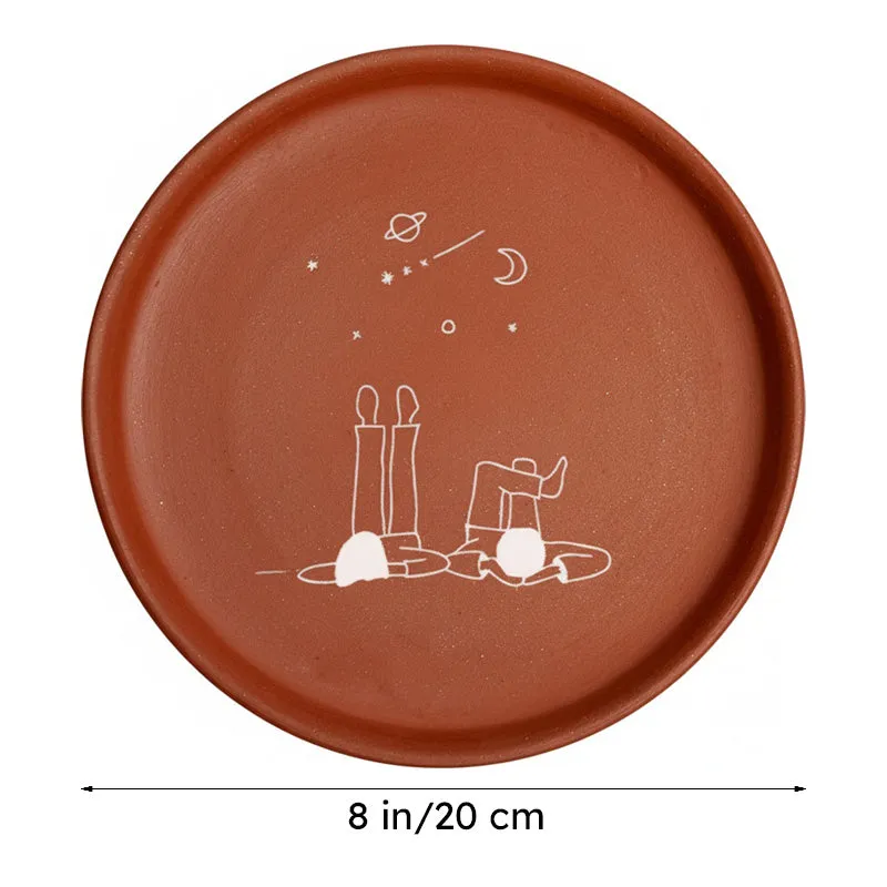 Mystic Trails Terracotta Wall Plate - Set Of Three media 9