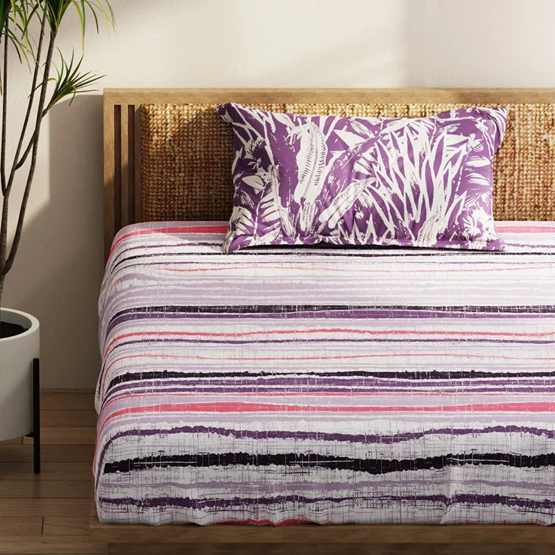 Grail Abstract Microfiber Bedsheet - 120 GSM media 4