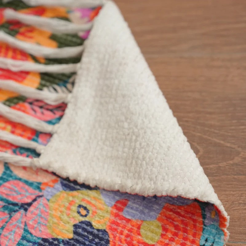 Heritage Floral Cotton Runner Rug media 6