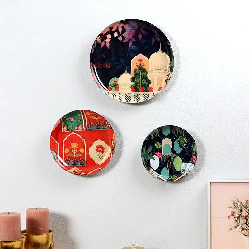 Blush Monument Iron Wall Plate - Set Of Three media 1