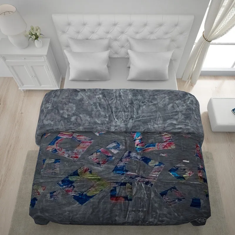 Monte Carlo Mystic Meadow Blanket (Grey)- 900 GSM media 5