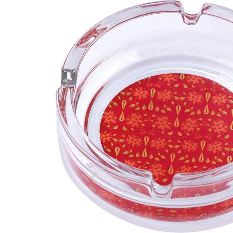 Magnate Mughal Floral Ashtray - Red media 4