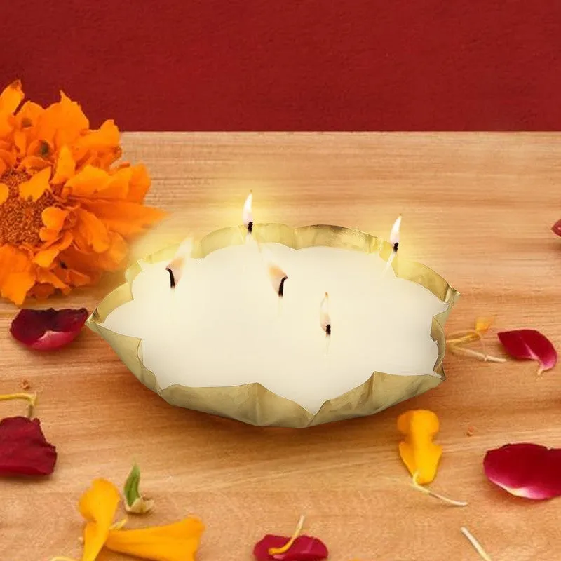 Goldbloom Metal Vanilla Scented Soy Wax Candle media 3