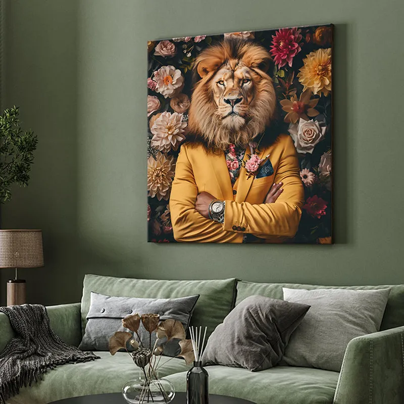 The Lion Suit Wall Painting media 4