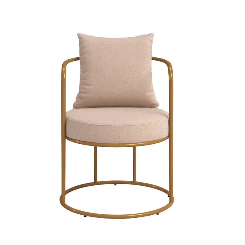 Estora Metal Accent Chair - Pink media 6