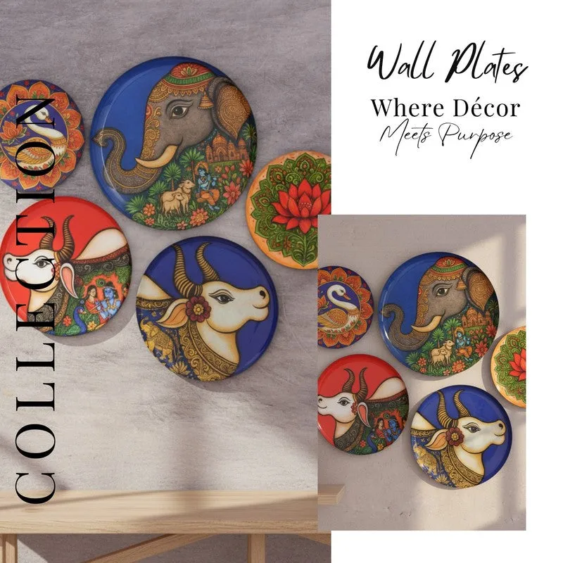 Lotus Serenity Wall Plates - Set of Five media 10