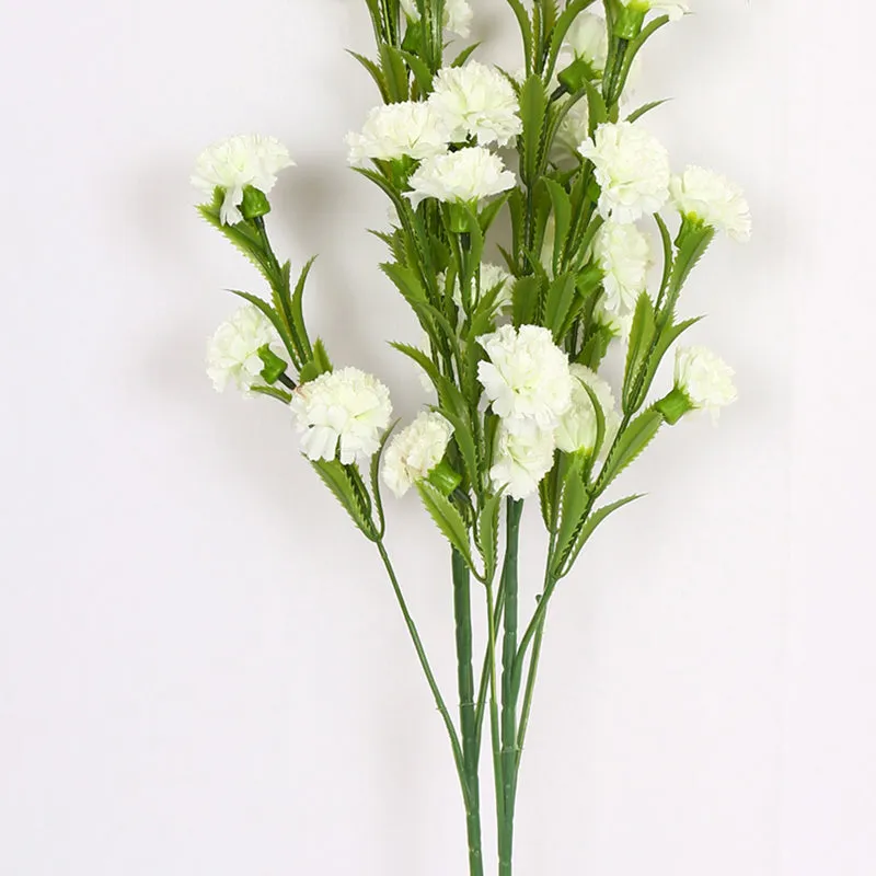Everlin Artificial Chrysanthemum (White) - Set Of Two media 3