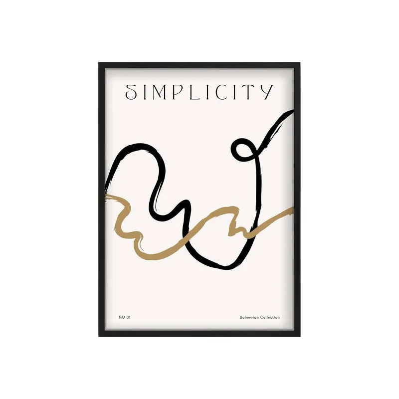 Harmonized Canvas Wall Painting With Black Frame media 3