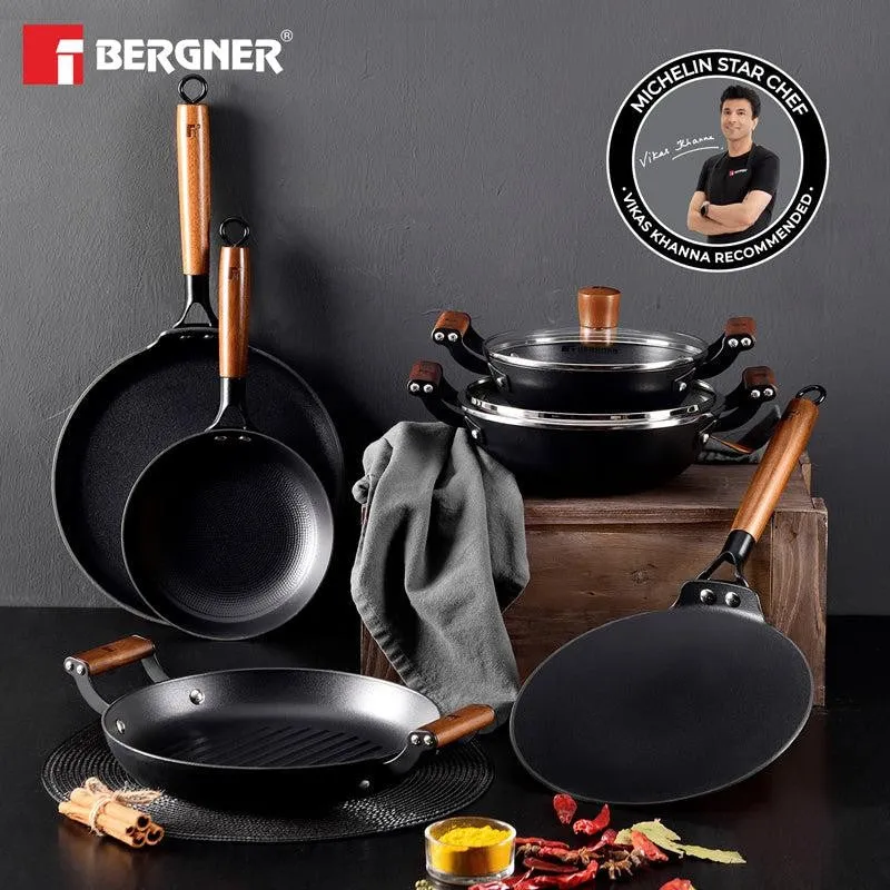 Bergner Induction Safe Frying Pan (Brown) - 8 Inches media 4