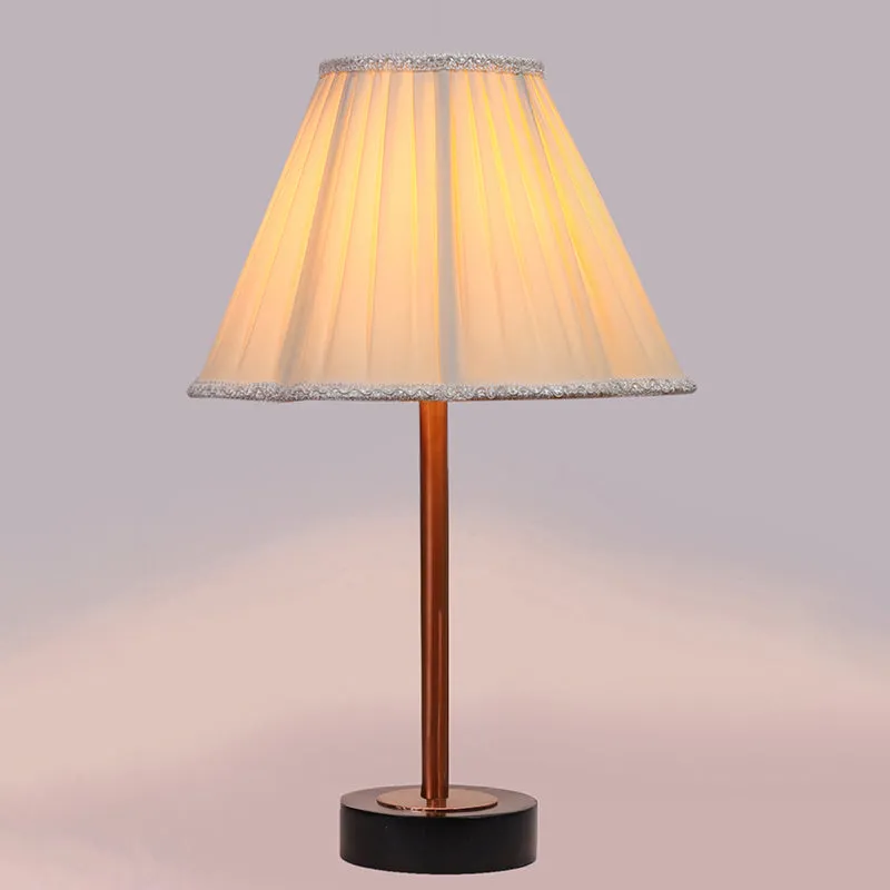 Pleatra Rodin Wooden Table Lamp - Ivory,Copper,Black media 5