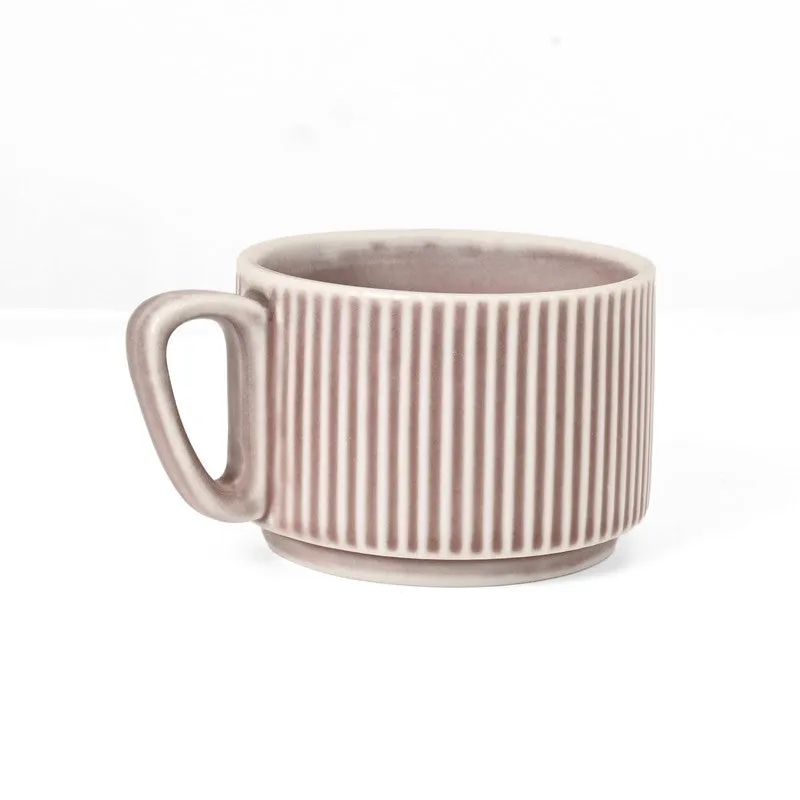 Pure Brew Porcelain Cup & Saucer (220 mL Each) - Twelve Piece Set media 5