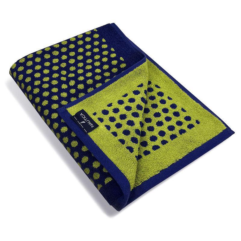 Nautica Silent Touch Cotton Bath Towel -  Green & Blue media 5