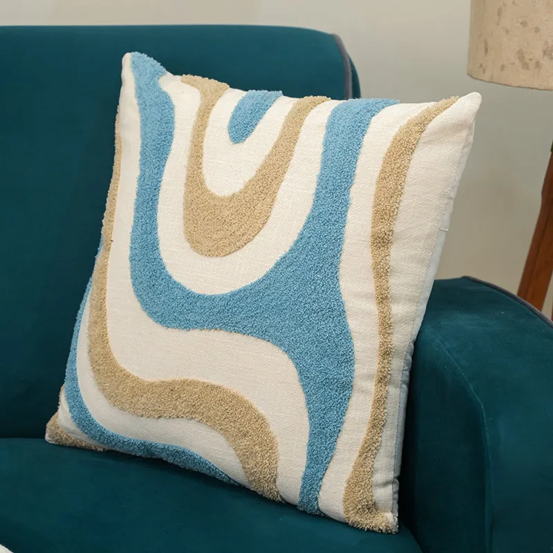 Sea Swirl Tufted Cushion Cover media 4