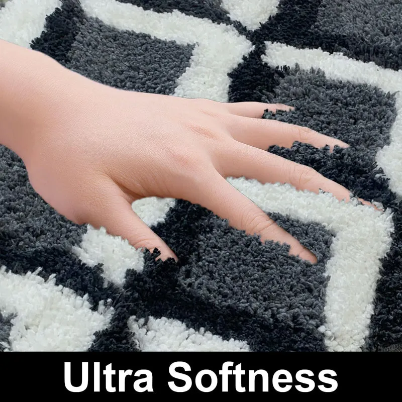 Soft Treads Microfiber Bath Mat - Grey media 4