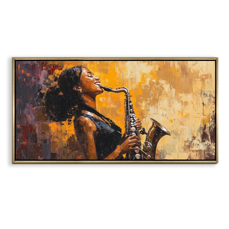 Gilded Canvas Wall Painting With Frame media 3