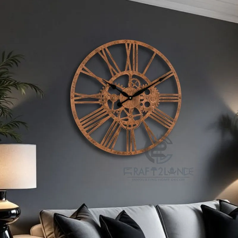 Strike Silent Wall Clock - Bronze media 4