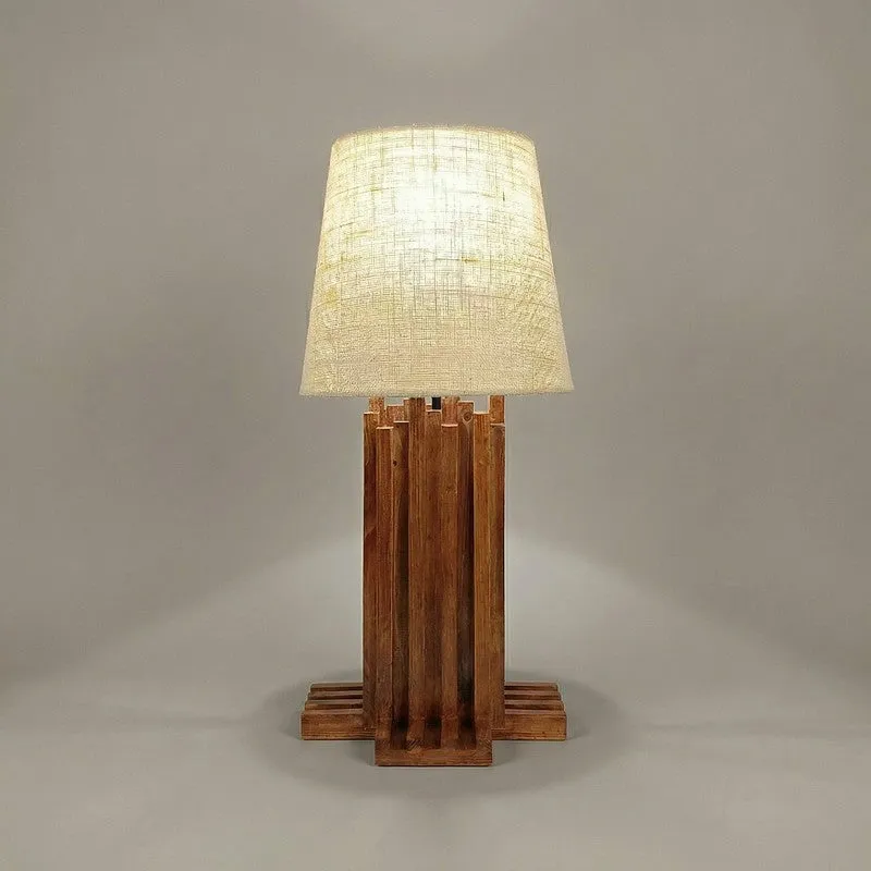 Isar Jute Table Lamp - Brown,White media 5