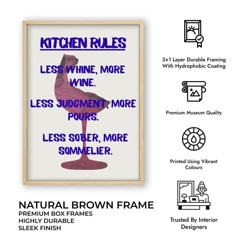 Flavor Font Archival Canvas Wall Art - Brown media 12